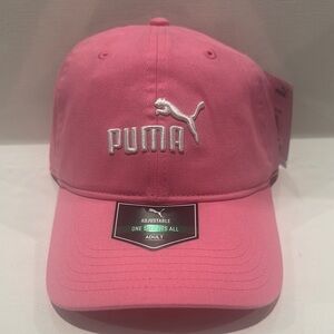 NWT Puma Ladies Pink adjustable back Cap.